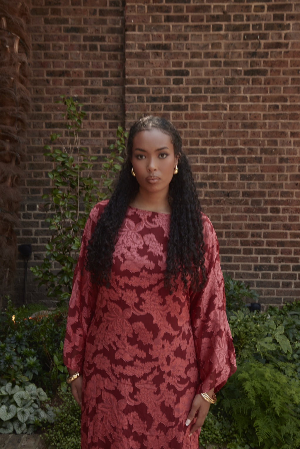 Iman Kaftan Red