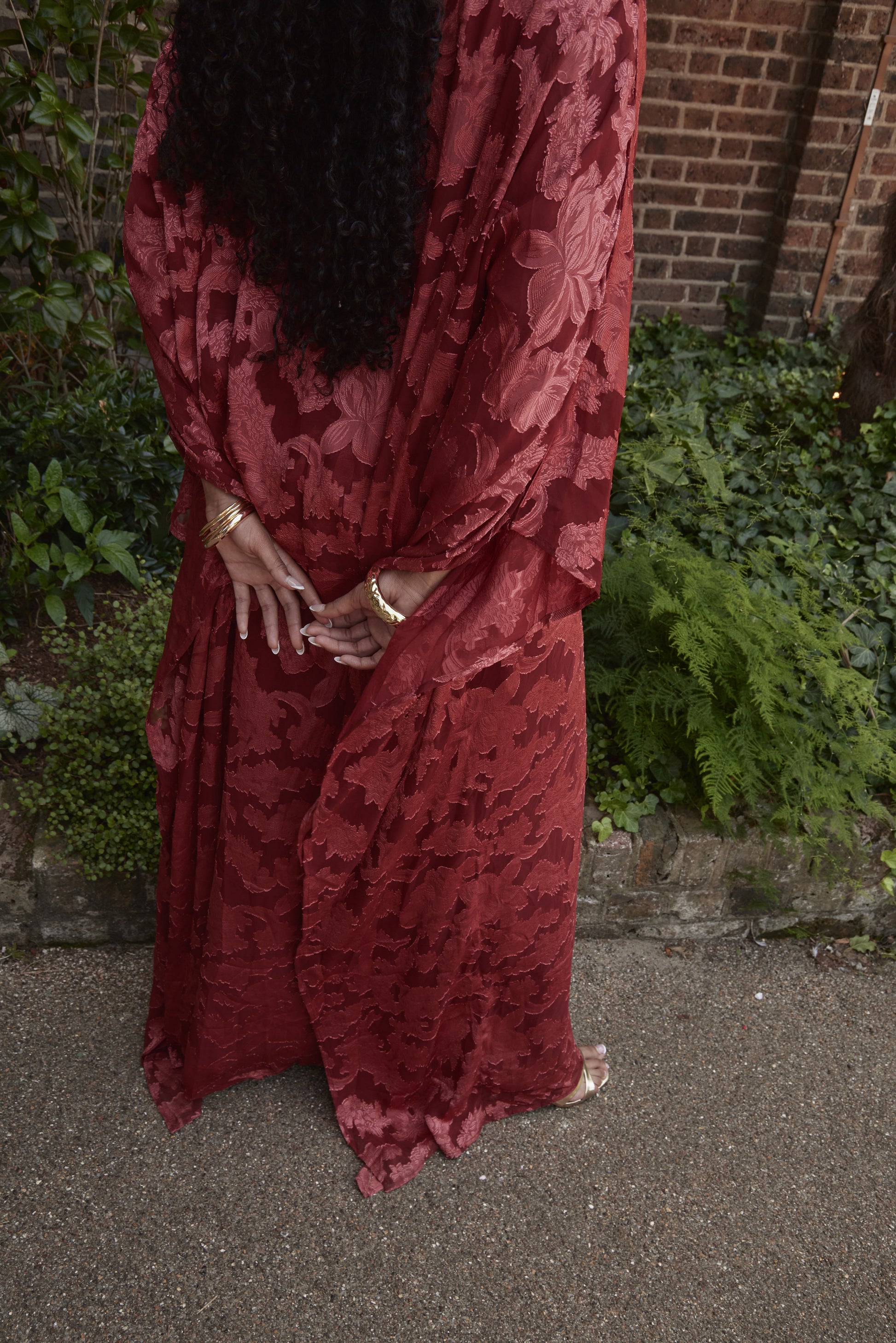 Iman Kaftan Red