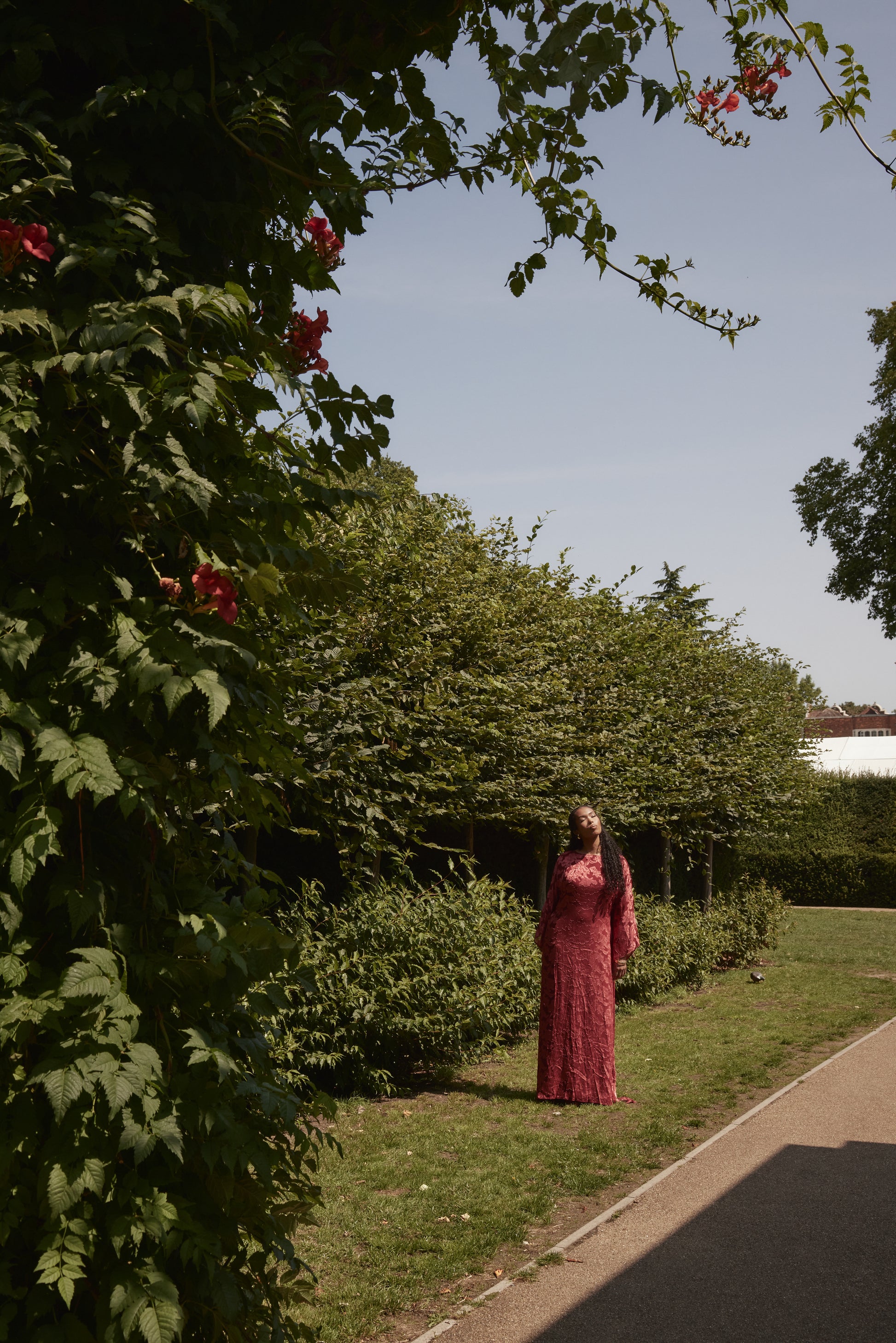 Iman Kaftan Red